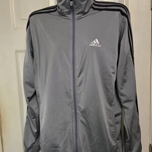 Adidas Men's Gray Track Jacket
